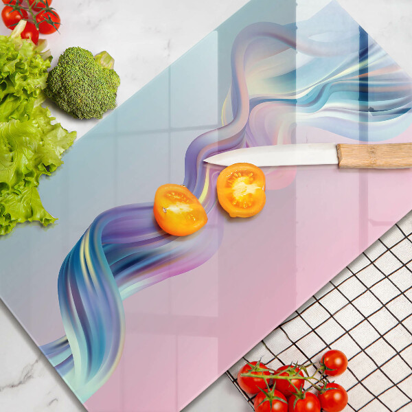 Üveg vágódeszka Pasztell absztrakció