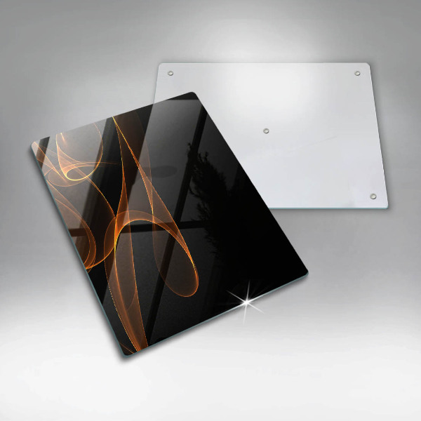 Üveg vágódeszka Absztrakt vonalak