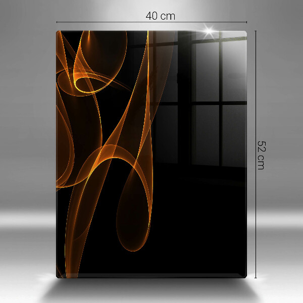 Üveg vágódeszka Absztrakt vonalak