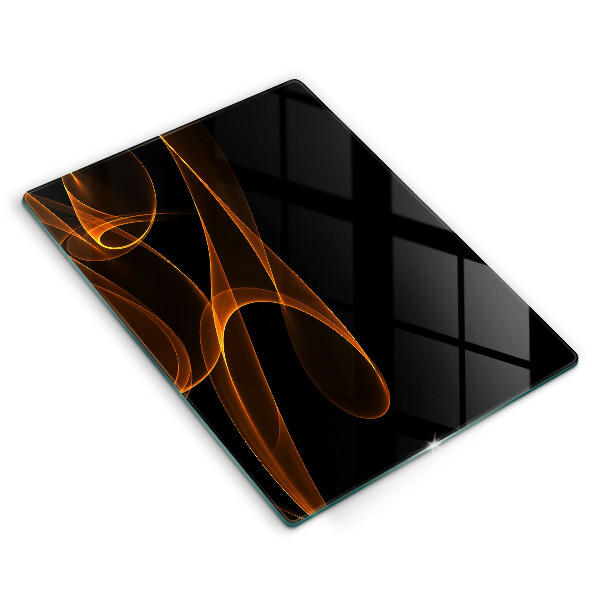 Üveg vágódeszka Absztrakt vonalak