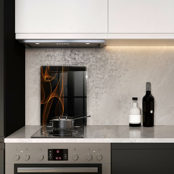 Üveg vágódeszka Absztrakt vonalak