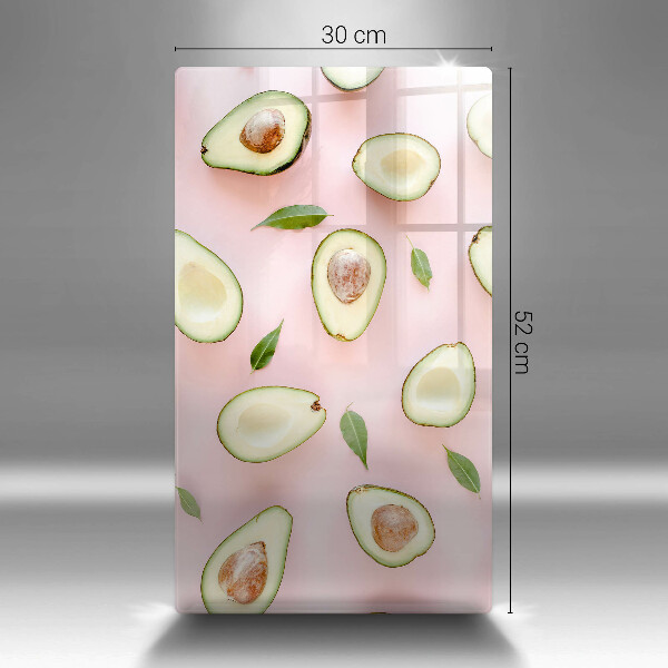 Üveg vágódeszka Avokádó minta