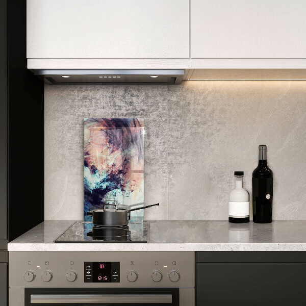 Üveg vágódeszka Festett absztrakció