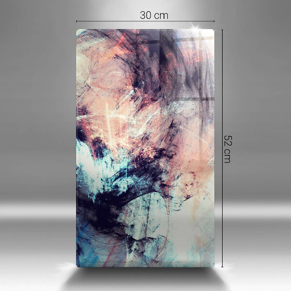 Üveg vágódeszka Festett absztrakció