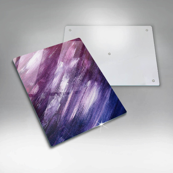 Üveg vágódeszka Festék absztrakció