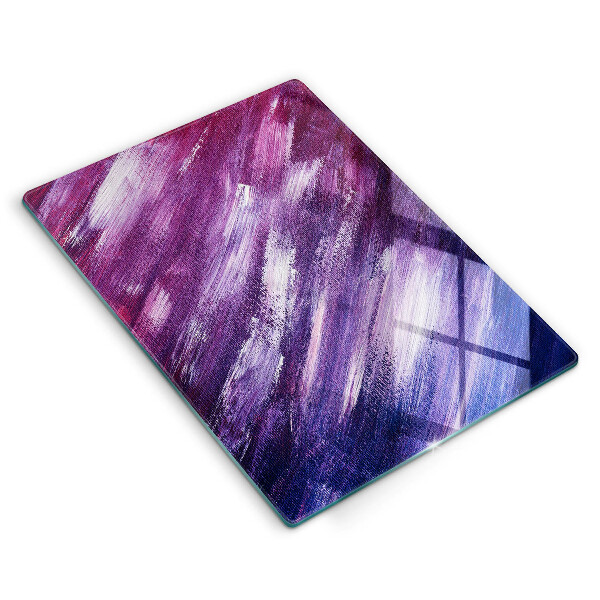 Üveg vágódeszka Festék absztrakció