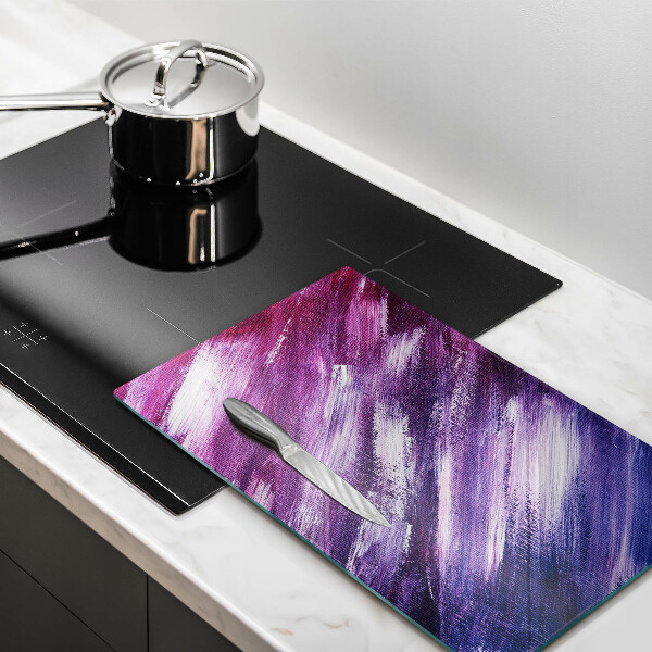 Üveg vágódeszka Festék absztrakció