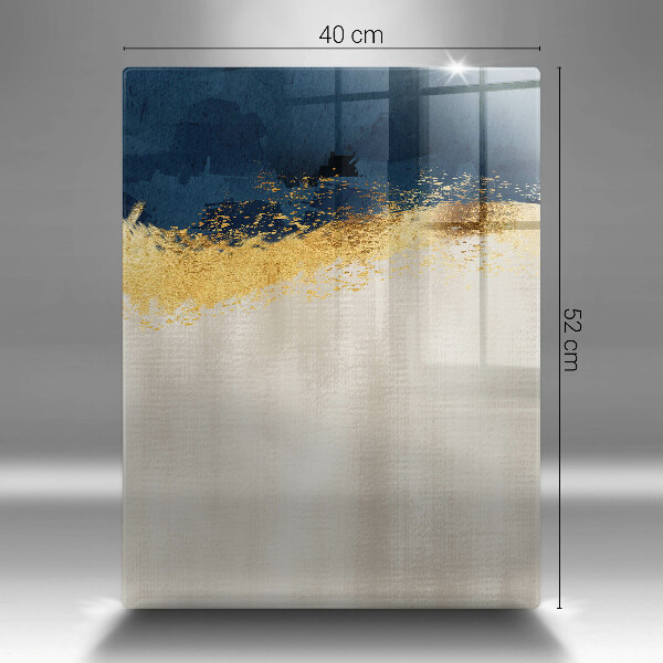 Üveg vágódeszka Arany absztrakció