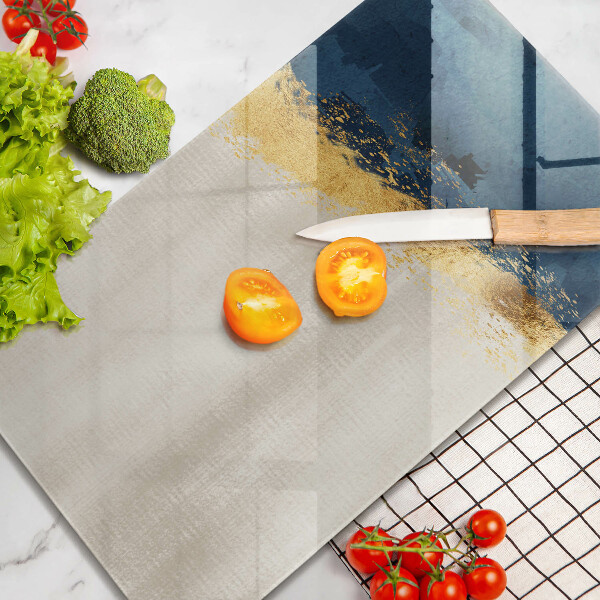 Üveg vágódeszka Arany absztrakció