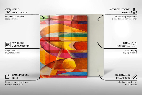 Üveg vágódeszka Kő textúra