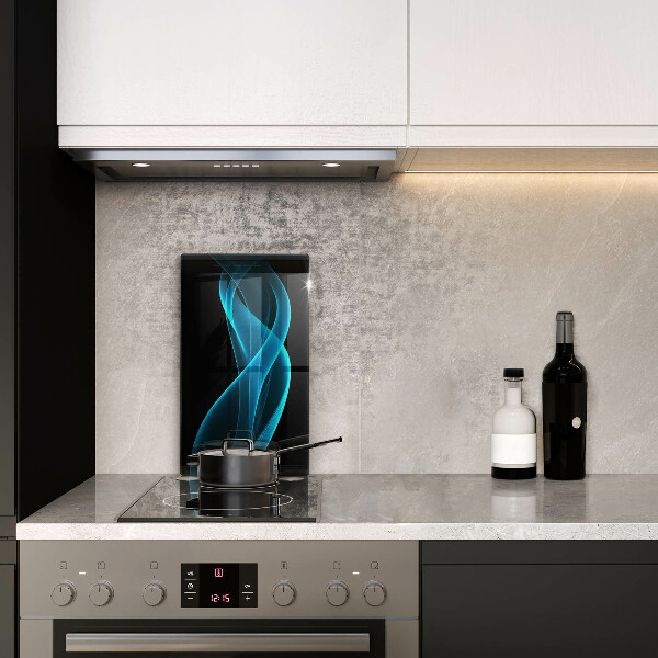 Üveg vágódeszka Kék absztrakció