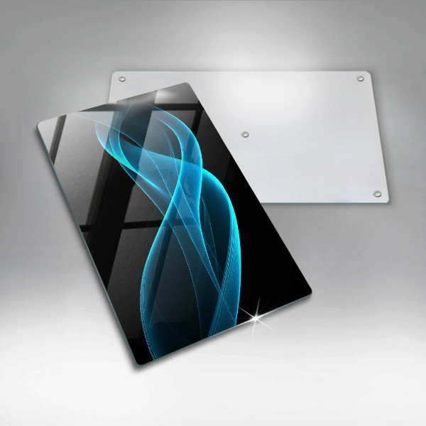 Üveg vágódeszka Kék absztrakció