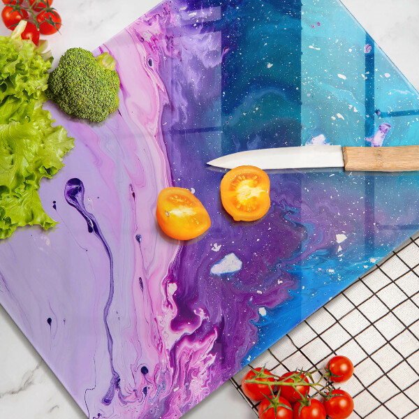 Üveg vágódeszka Absztrakciós tinták