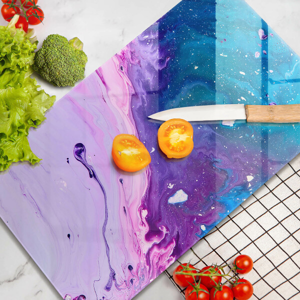 Üveg vágódeszka Absztrakciós tinták