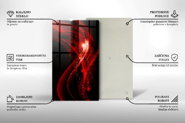 Üveg vágódeszka Modern absztrakció