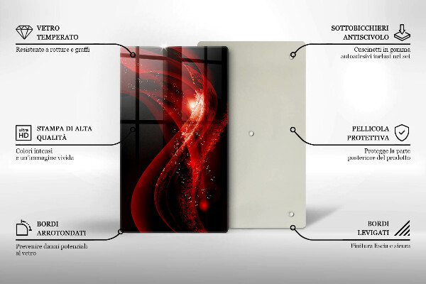 Üveg vágódeszka Modern absztrakció