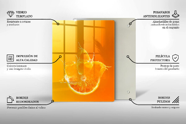 Üveg vágódeszka Fém szerkezet