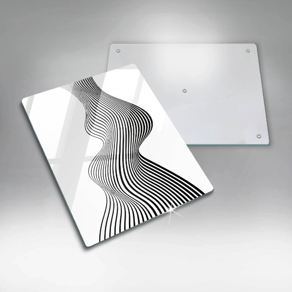 Üveg vágódeszka Lineáris absztrakció