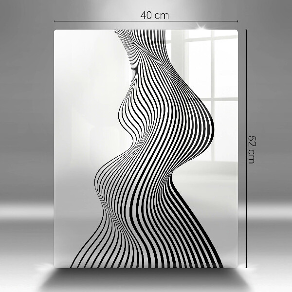 Üveg vágódeszka Lineáris absztrakció