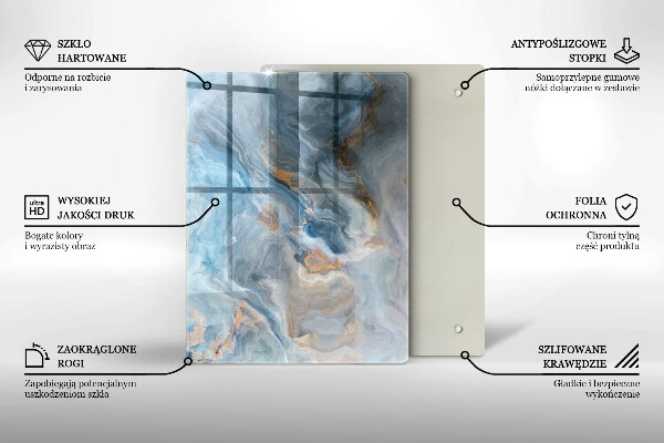 Üveg vágódeszka Lineáris absztrakció