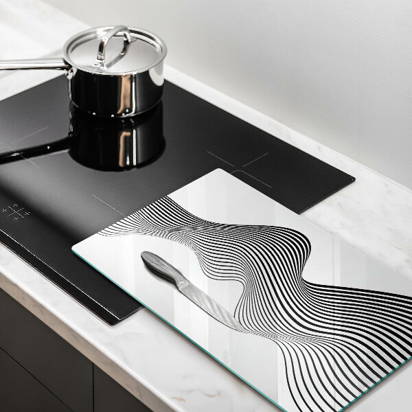 Üveg vágódeszka Lineáris absztrakció