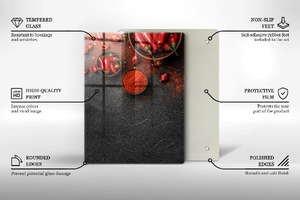 Üveg vágódeszka Márvány textúra arannyal