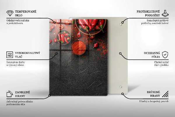 Üveg vágódeszka Márvány textúra arannyal