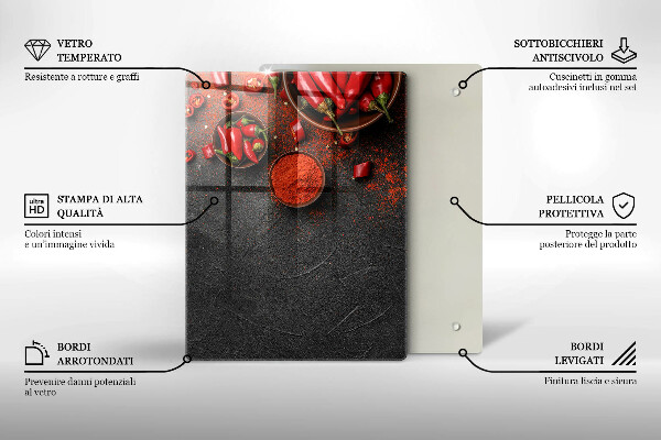 Üveg vágódeszka Márvány textúra arannyal