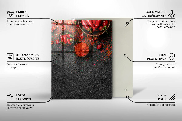 Üveg vágódeszka Márvány textúra arannyal