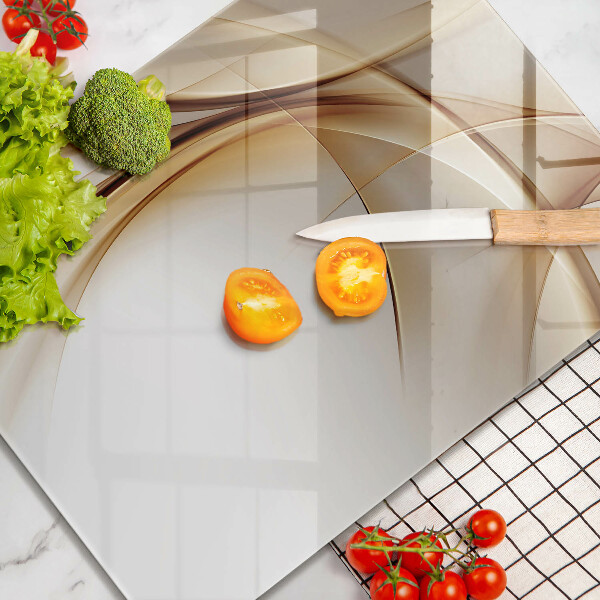 Üveg vágódeszka Absztrakt formák