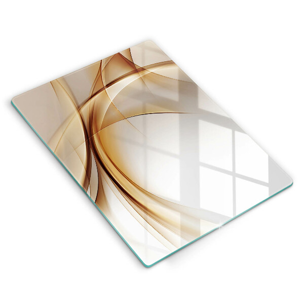 Üveg vágódeszka Absztrakt formák
