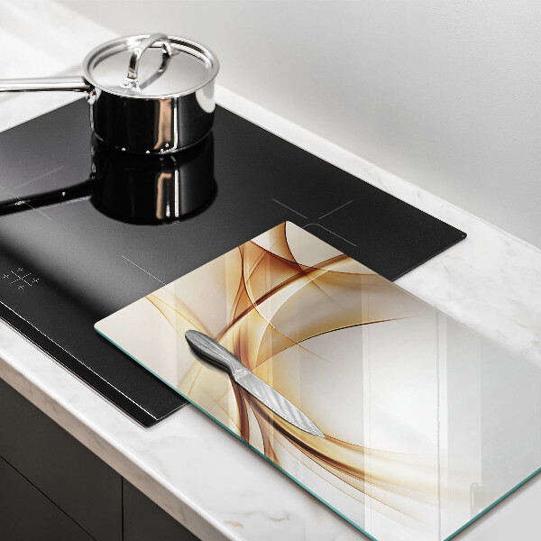 Üveg vágódeszka Absztrakt formák