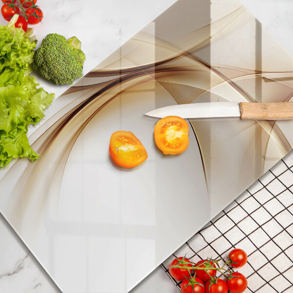 Üveg vágódeszka Absztrakt formák