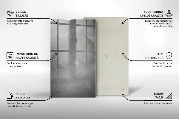Üveg vágódeszka Beton textúra háttér