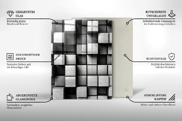 Üveg vágódeszka Beton textúra háttér