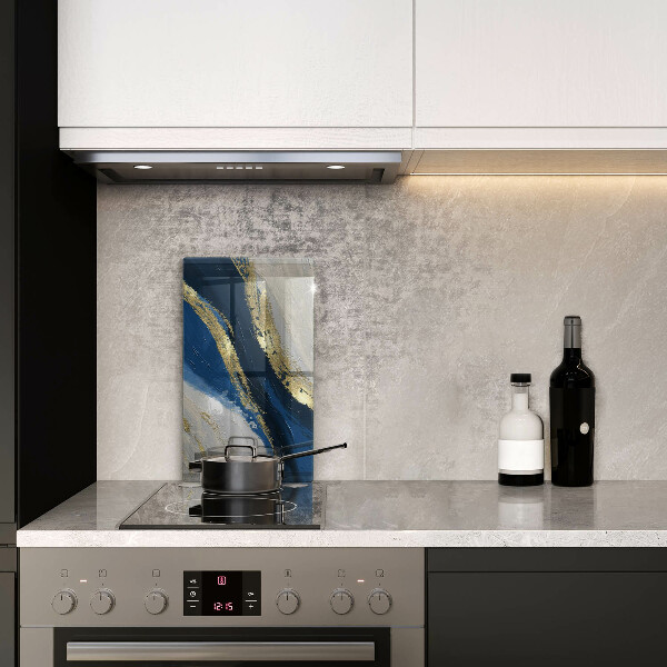 Üveg vágódeszka Textúra arannyal