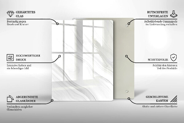 Üveg vágódeszka Keleti fűszerek