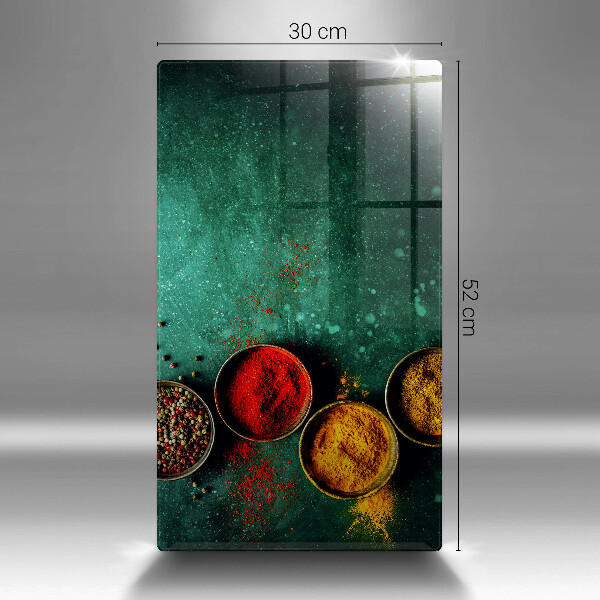 Üveg vágódeszka Keleti fűszerek