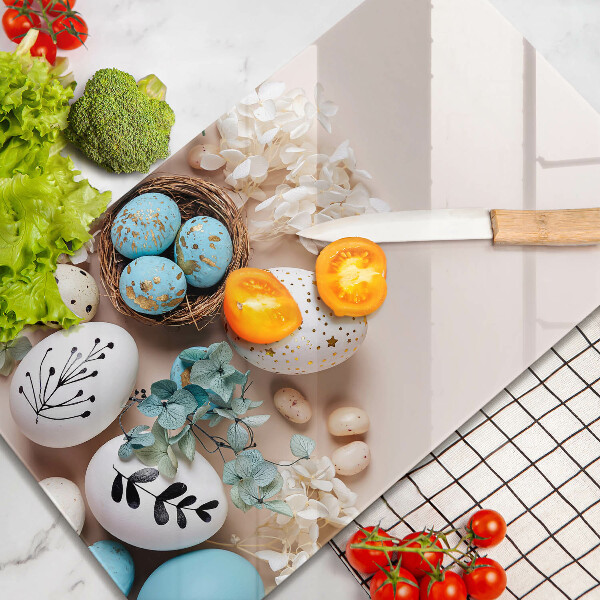 Üveg vágódeszka Húsvéti díszek