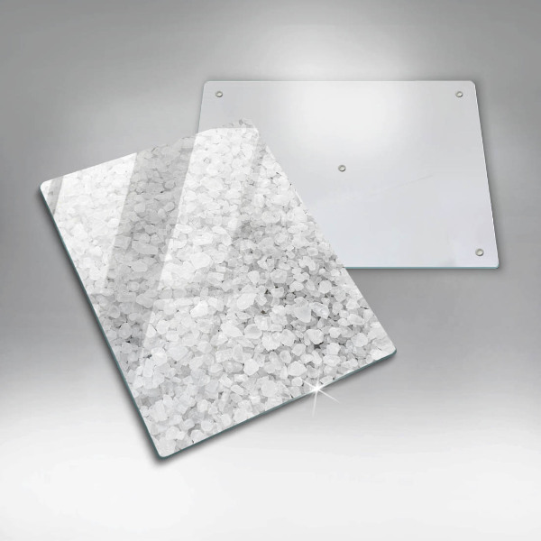 Üveg vágódeszka Só kristályok