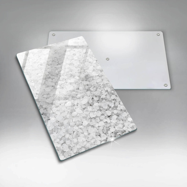 Üveg vágódeszka Só kristályok