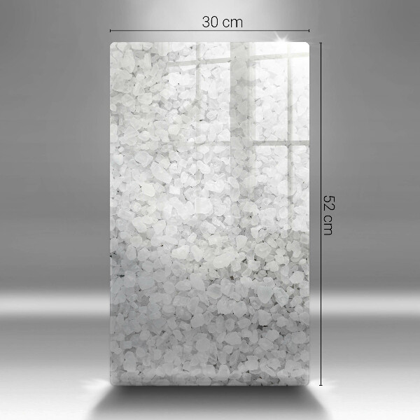 Üveg vágódeszka Só kristályok