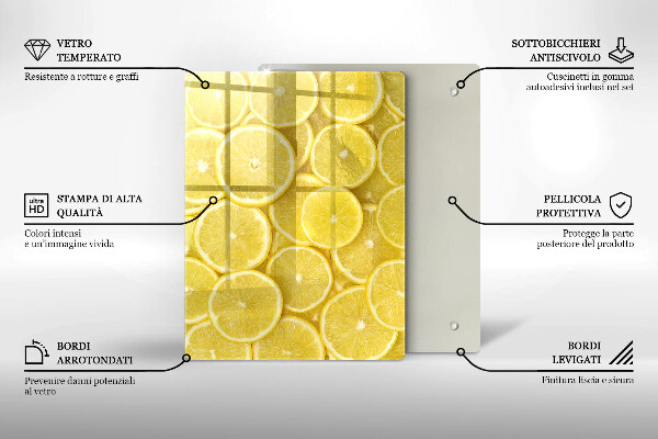 Üveg vágódeszka Színes cukorkák