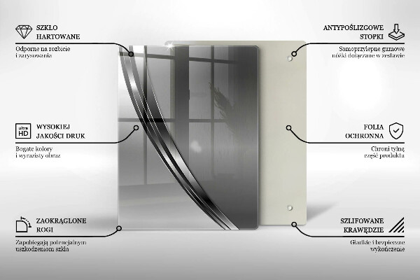 Üveg vágódeszka Színes gyümölcsök