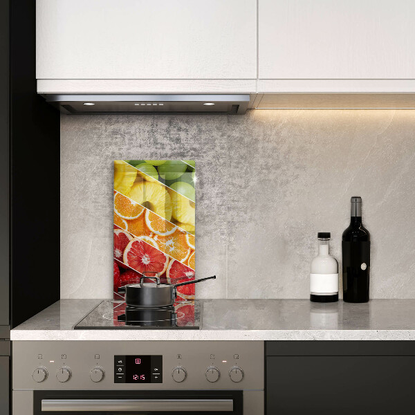 Üveg vágódeszka Színes gyümölcsök