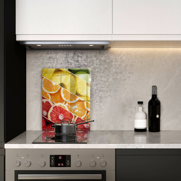 Üveg vágódeszka Színes gyümölcsök