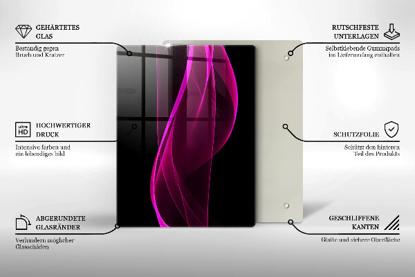 Üveg vágódeszka Olasz alapanyagok és fűszerek