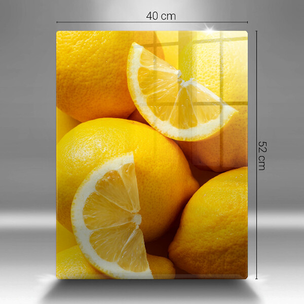 Üveg vágódeszka Lédús citromok