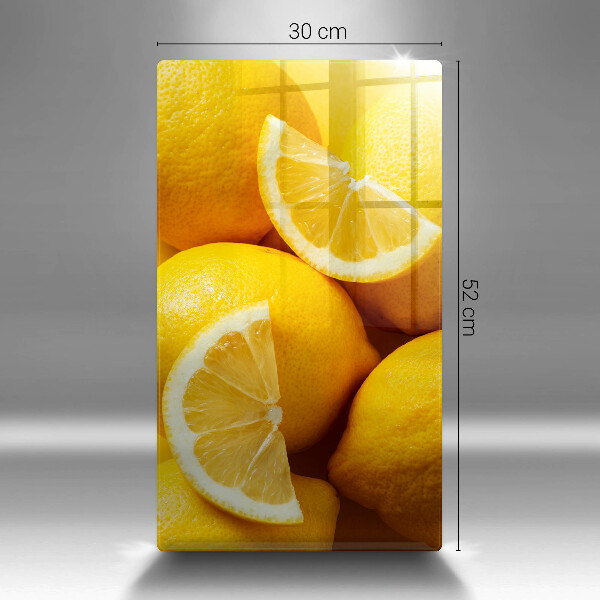 Üveg vágódeszka Lédús citromok