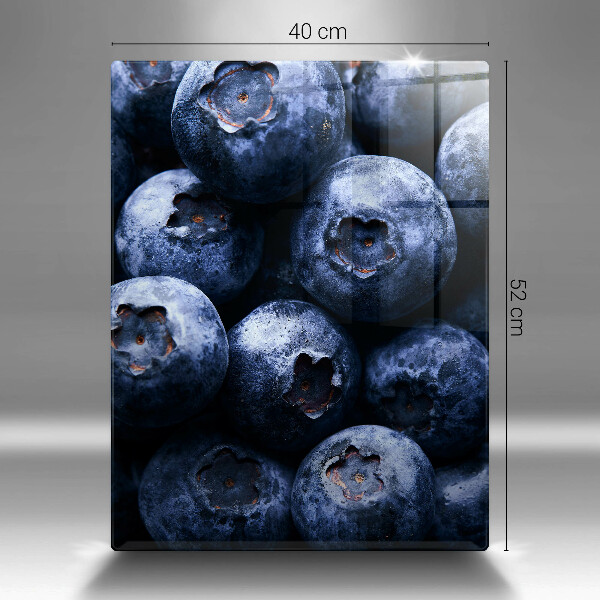 Üveg vágódeszka Közelkép a bogyók